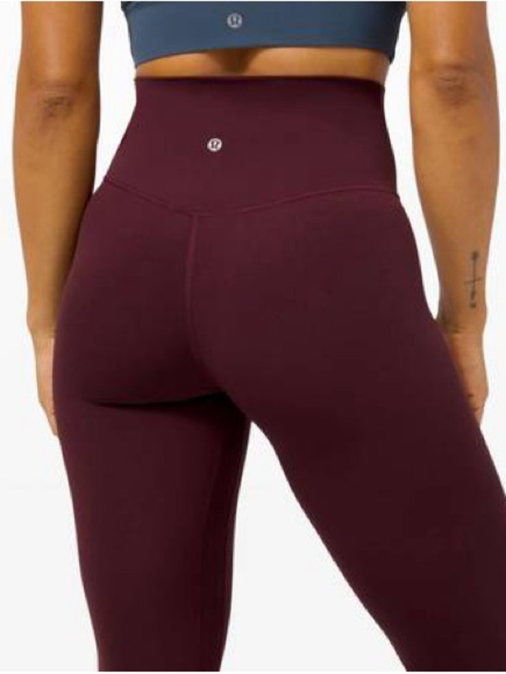 Lululemon Burgundy High-Rise Align Leggings